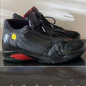 Air Jordan 14 “last shots” sz.9 black/red